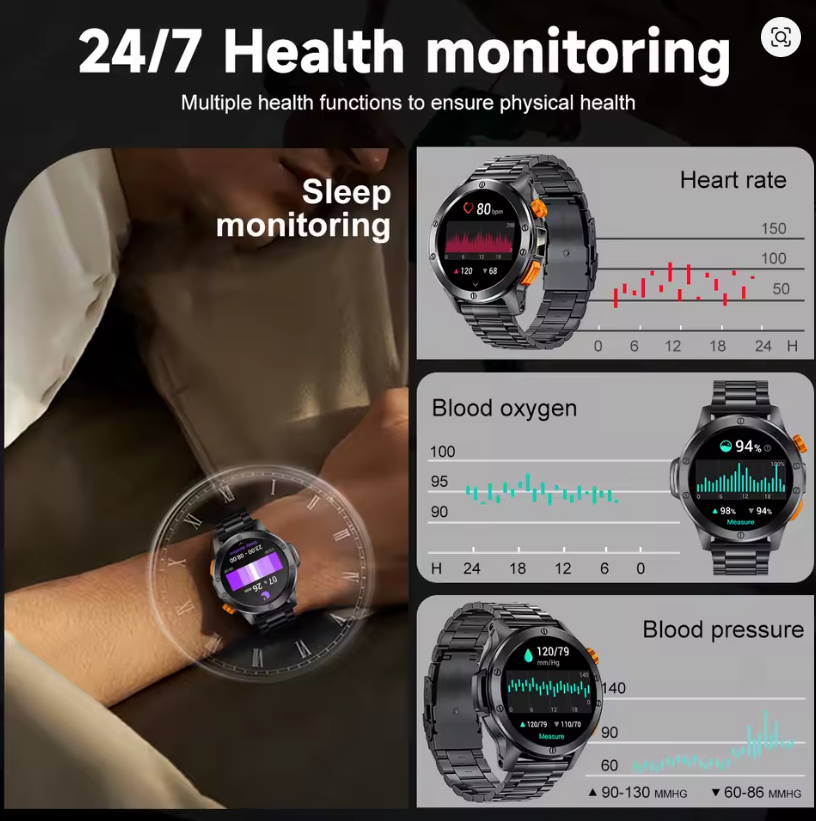 LIGE Smartwatch: Elegancia y Funcionalidad con Linterna, +100 Modos Deportivos y Llamadas Bluetooth