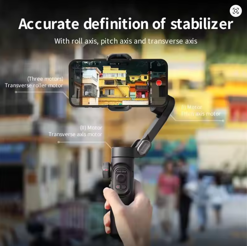 Estabilizador de cardán portátil de 3 ejes SmartXE para teléfono inteligente para iPhone Android AI Seguimiento facial