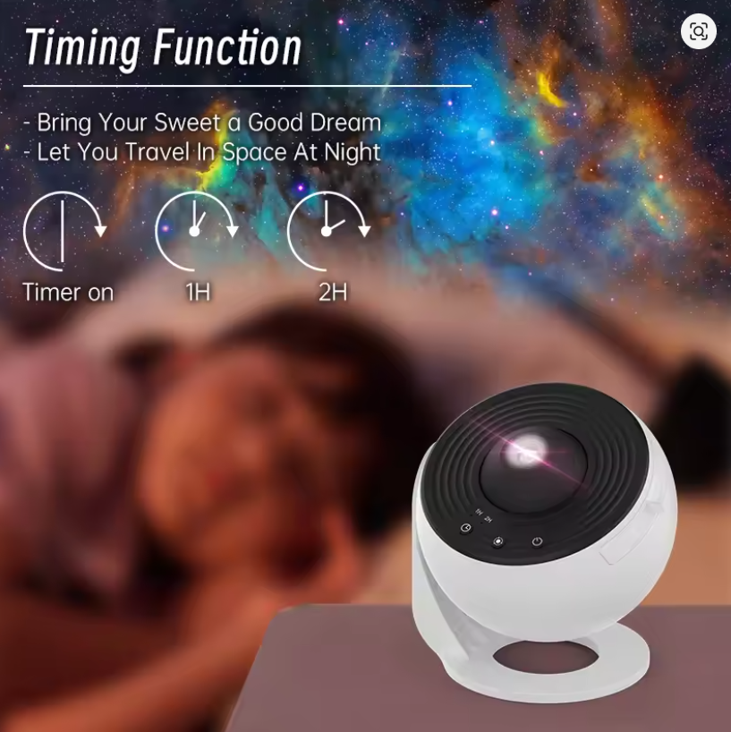Proyector de Galaxia y Cielo Estrellado 360°: Transforma tu Habitación en un Universo Personal