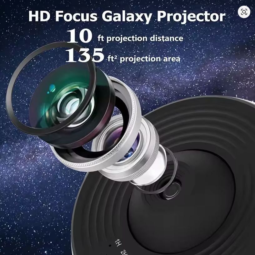 Proyector de Galaxia y Cielo Estrellado 360°: Transforma tu Habitación en un Universo Personal