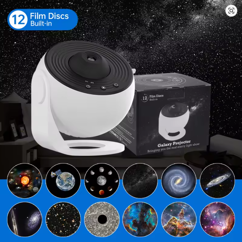 Proyector de Galaxia y Cielo Estrellado 360°: Transforma tu Habitación en un Universo Personal