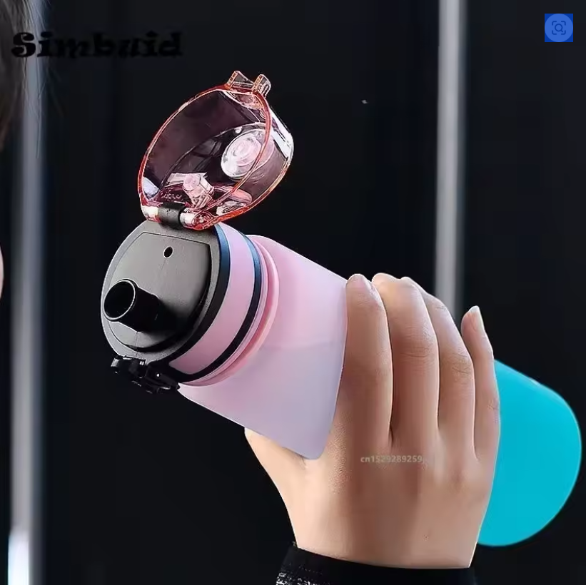 Botella de Agua Deportiva de 1 Litro, Hidratación Colorida y a Prueba de Fugas para tu Vida Activa